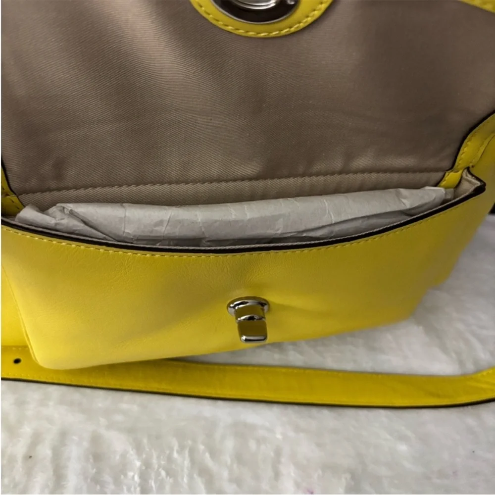 Coach Legacy Corteney Yellow Leather Shoulder/crossbody6 Bag - Picture 6 of 13
